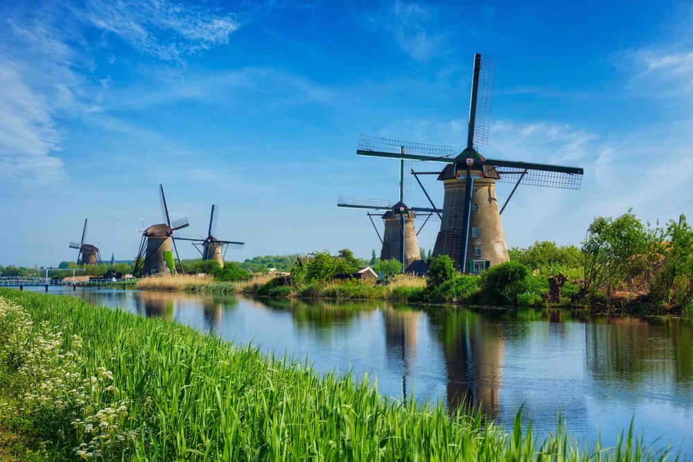 The windmills of Kinderdijk